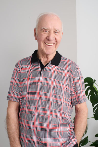Mens Adaptive Polo With Short Sleeves