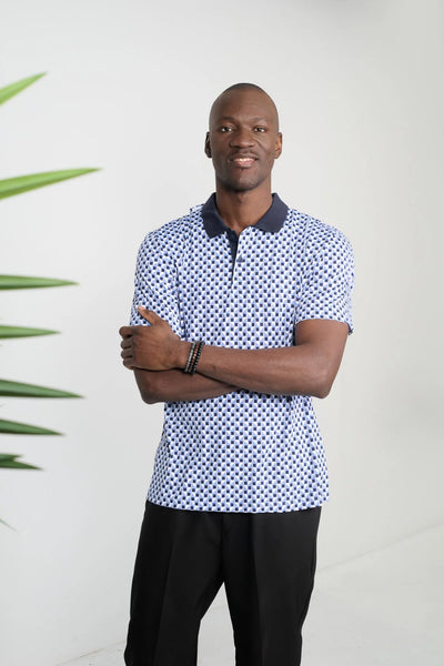 Mens Adaptive Polo With Short Sleeves