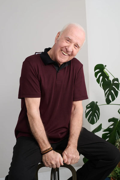 Mens Adaptive Polo With Short Sleeves