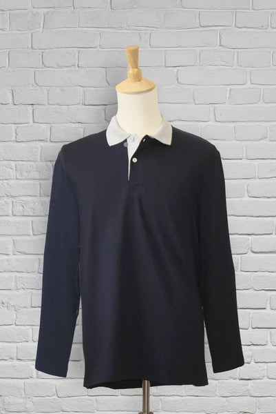 Men Adaptive Polo Long Sleeve