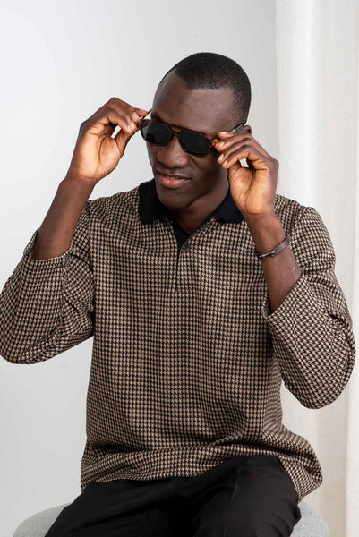 Men Adaptive Polo Long Sleeve