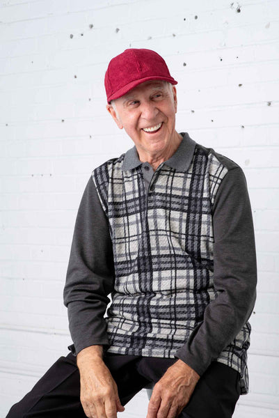 Men Adaptive Polo Long Sleeve