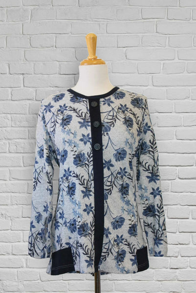 Ladies Adaptive Top Fake Cardigan