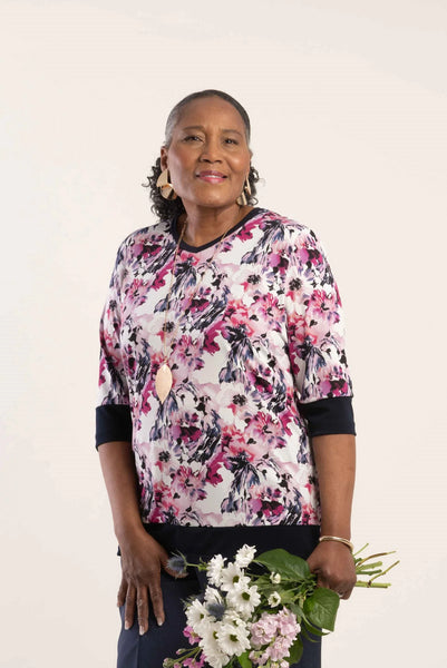 Ladies Adaptive Top With Combo Color
