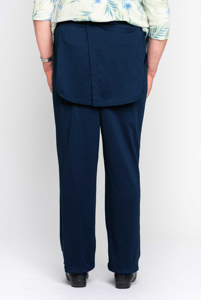 Women's Adaptive Pants, Open Back Polyester Blend