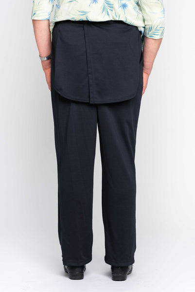 Women's Adaptive Pants, Open Back Polyester Blend