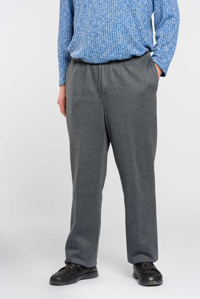 Men's Adaptive Pants, Side Slit Cotton