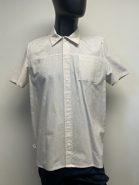 Mens Adaptive Button Up Short Sleeve