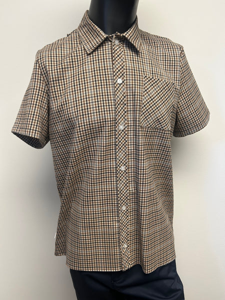 Mens Adaptive Button Up Short Sleeve