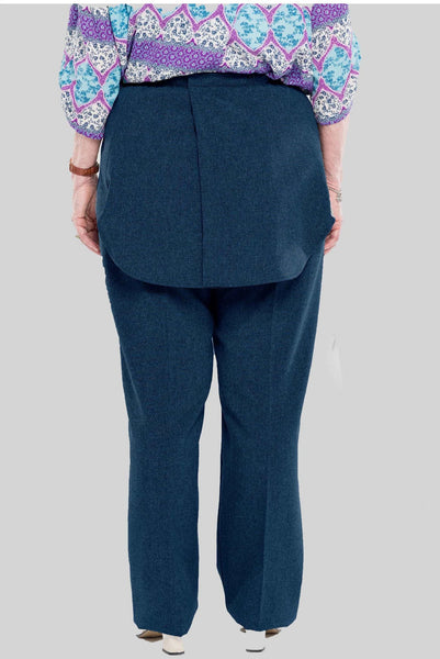 Women's Adaptive Pants, Open Back Polyester
